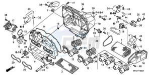 CB600FA39 France - (F / ABS CMF ST 25K) drawing AIR CLEANER