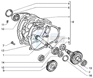 ET4 150 Leader drawing Rear wheel shaft