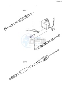 KXT 250 B [TECATE] (B1) [TECATE] drawing CABLES