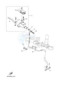 YZF-R125 R125 (5D7F 5D7F 5D7F) drawing FRONT MASTER CYLINDER