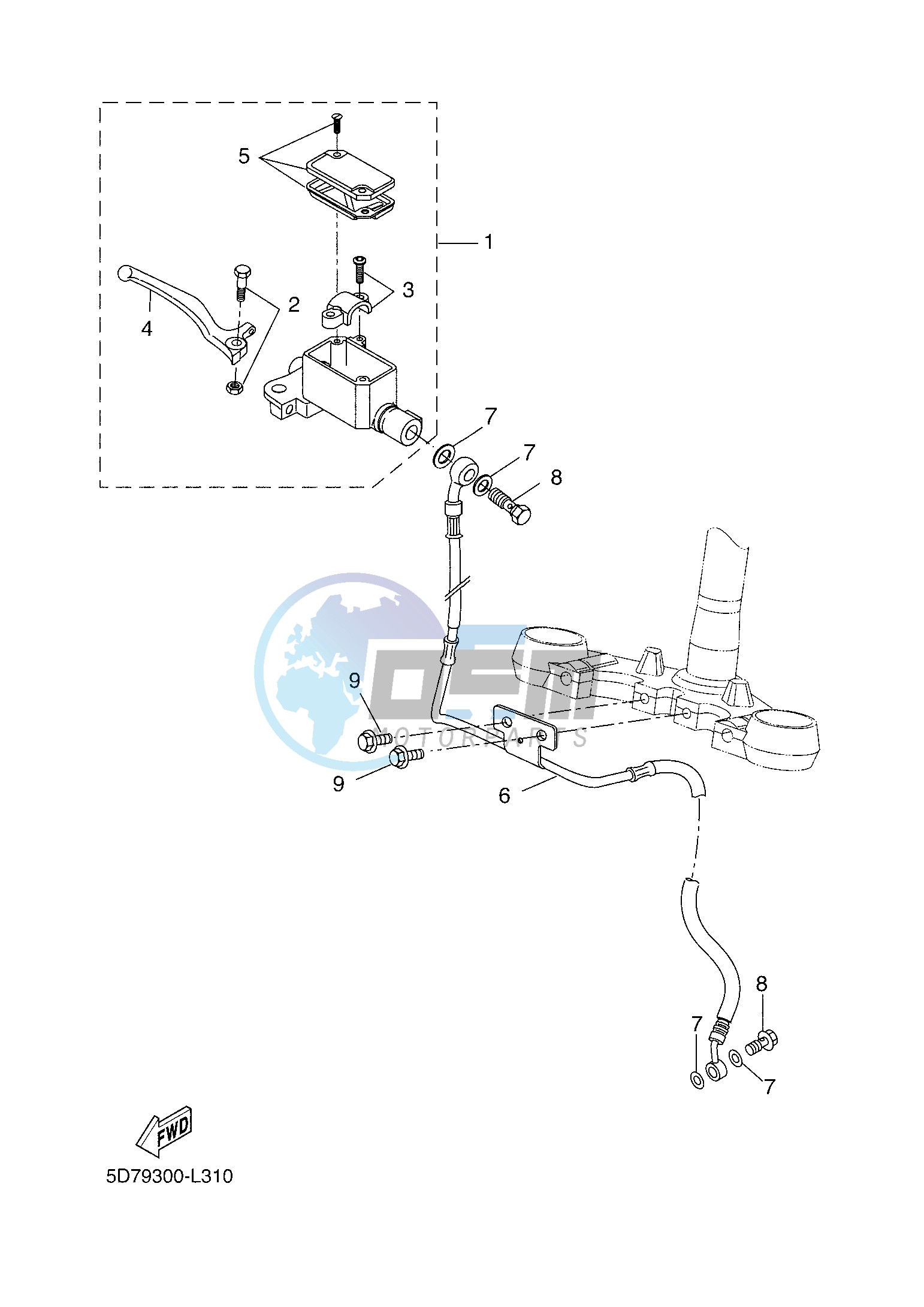 FRONT MASTER CYLINDER