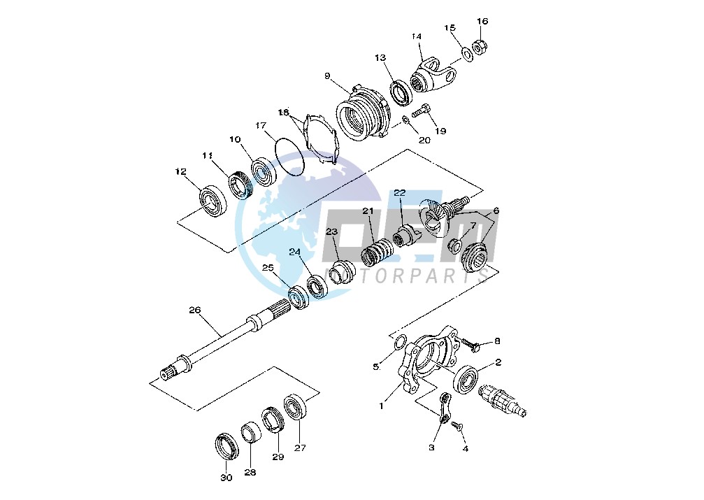 MIDDLE DRIVE GEAR