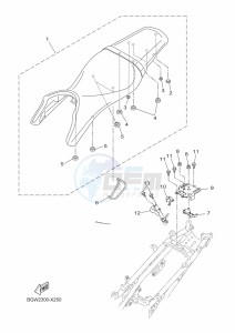 MT125 MTN125-A (BGW2) drawing SEAT