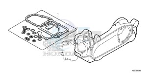 SH300AG TRX250T Europe Direct - (ED) drawing GASKET KIT B