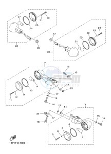 XVS950CUD-A XV950 ABS XV950 R-SPEC (BS54) drawing FLASHER LIGHT