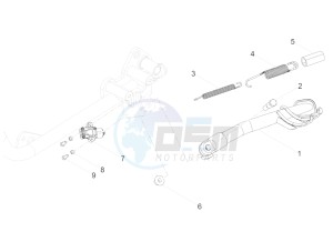 V7 III Special 750 e4 (EMEA) drawing Central stand