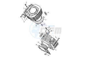 XV VIRAGO 750 drawing CYLINDER