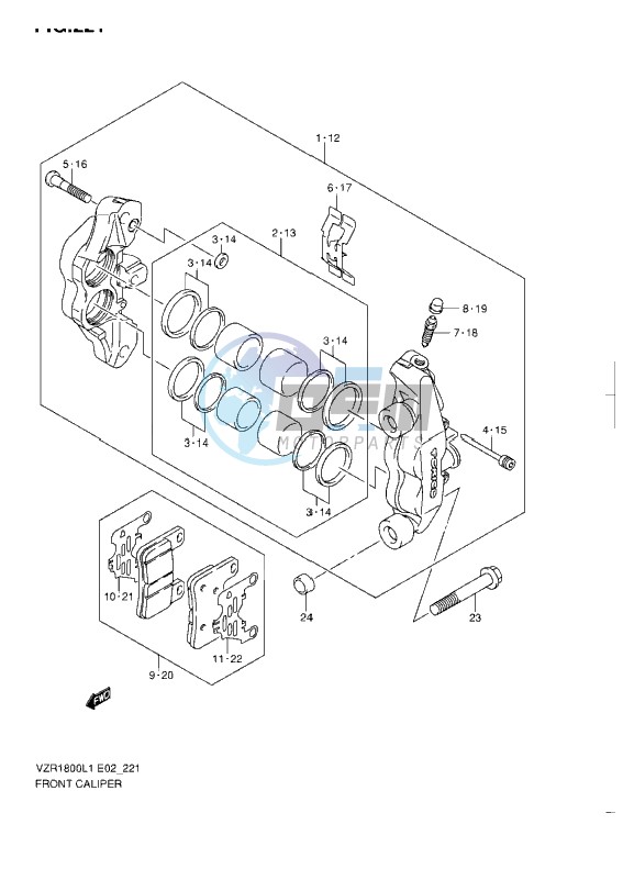 FRONT CALIPER