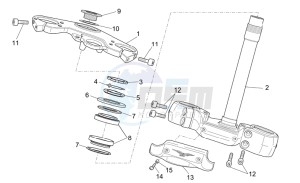 Breva V IE 1100 drawing Steering