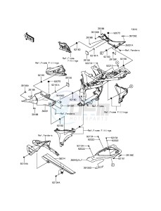 Z800 ZR800CDS UF (UK FA) XX (EU ME A(FRICA) drawing Side Covers/Chain Cover