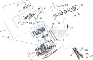 Stelvio 1200 1200 drawing RH cylinder timing system