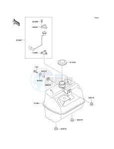 KAF 300 C [MULE 550] (C6-C7) [MULE 550] drawing FUEL TANK