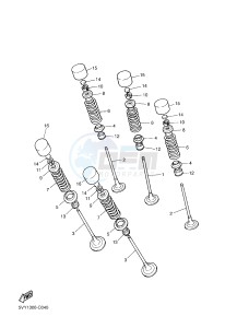 FZ1-N FZ1 (NAKED) 1000 (1EC4 1EC5 1EC6) drawing VALVE