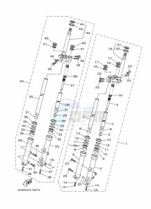 GPD125-A NMAX 125 (BV3D) drawing FRONT WHEEL