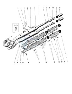 A1 250 SAMURAI drawing MUFFLER A1SS UNIT TYPE.