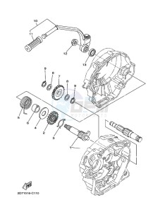 YBR125E YBR125 (BN9F) drawing STARTER