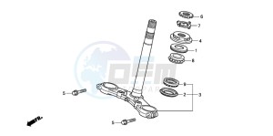 CB600FA CB600FA drawing STEERING STEM