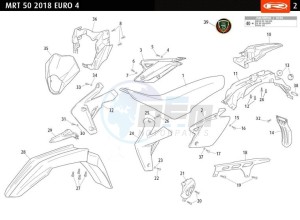 MRT-50-E4-SM-2018-AUSTRIA-MRT-50-SM-YELLOW-BLACK-REPLICA-SERIES-2018-EURO-4 drawing PLASTICS - COVERS