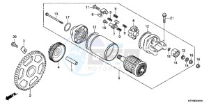 SH300C drawing STARTING MOTOR