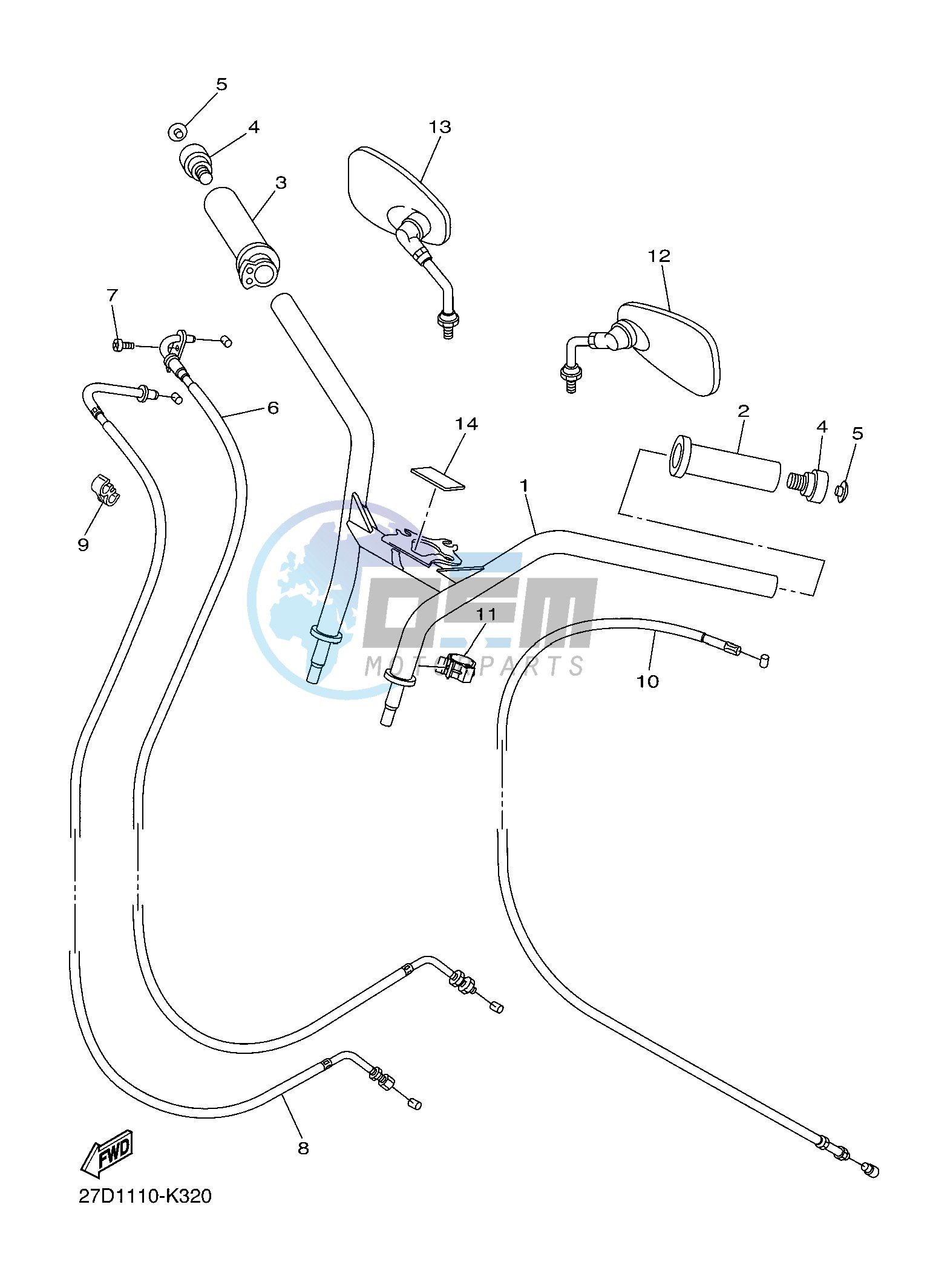 STEERING HANDLE & CABLE