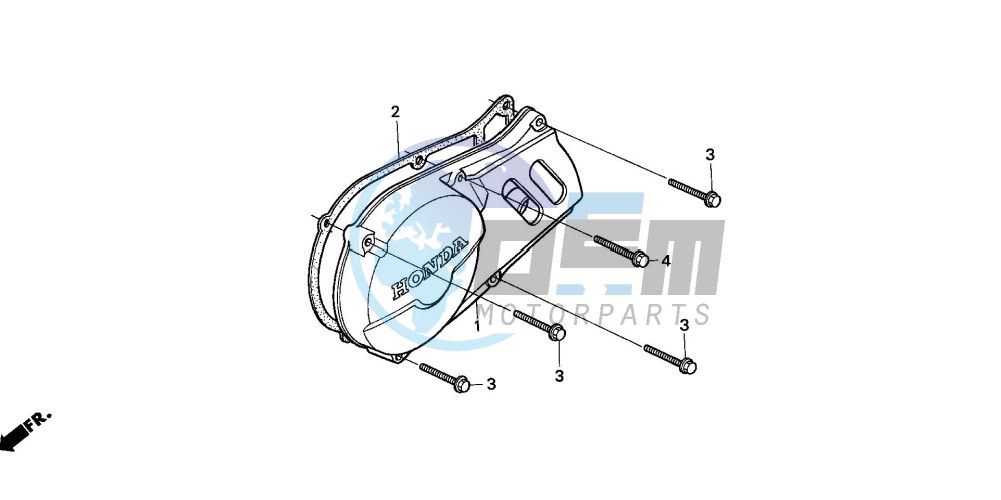 LEFT CRANKCASE COVER