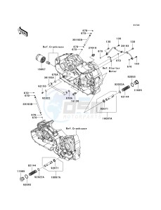 VN 1700 B [VULCAN 1700 VOYAGER ABS] (9FA) B9F drawing OIL FILTER