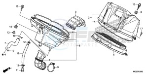 NC700SC drawing AIR CLEANER