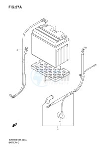 SV650 (E2) drawing BATTERY (FOR SV650A SV650UA SV650SA SV650SUA)