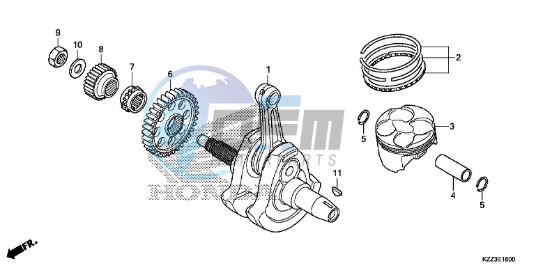 CRANKSHAFT/PISTON