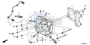 NSC110WHB drawing CYLINDER HEAD