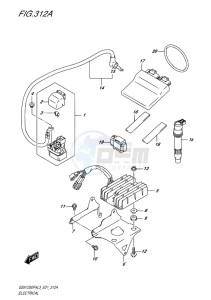 GSX-1250F ABS EU drawing ELECTRICAL