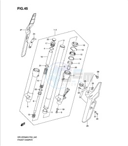 DR125SML0 drawing FRONT DAMPER