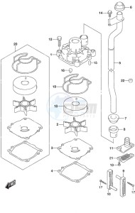 DF 60A drawing Water Pump High Thrust