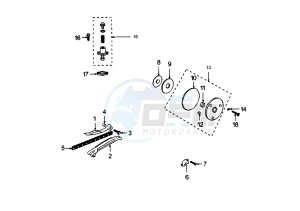 LOOXOR 125-150 - 125 cc drawing TIMING CHAIN