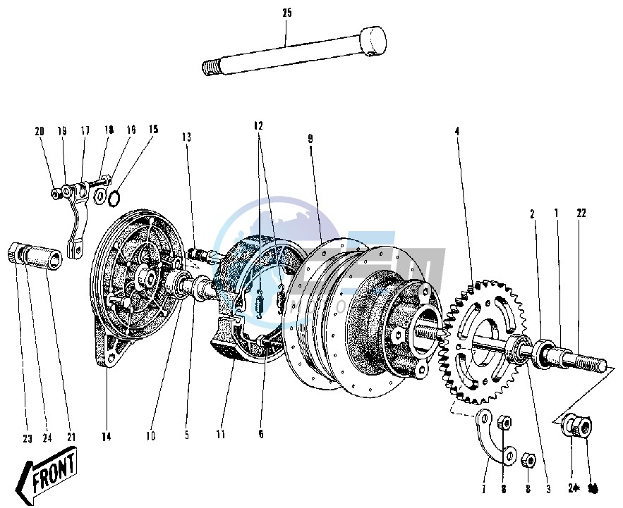 REAR HUB_BRAKE -- G3SS_A_B_C- - -- 69-73- -