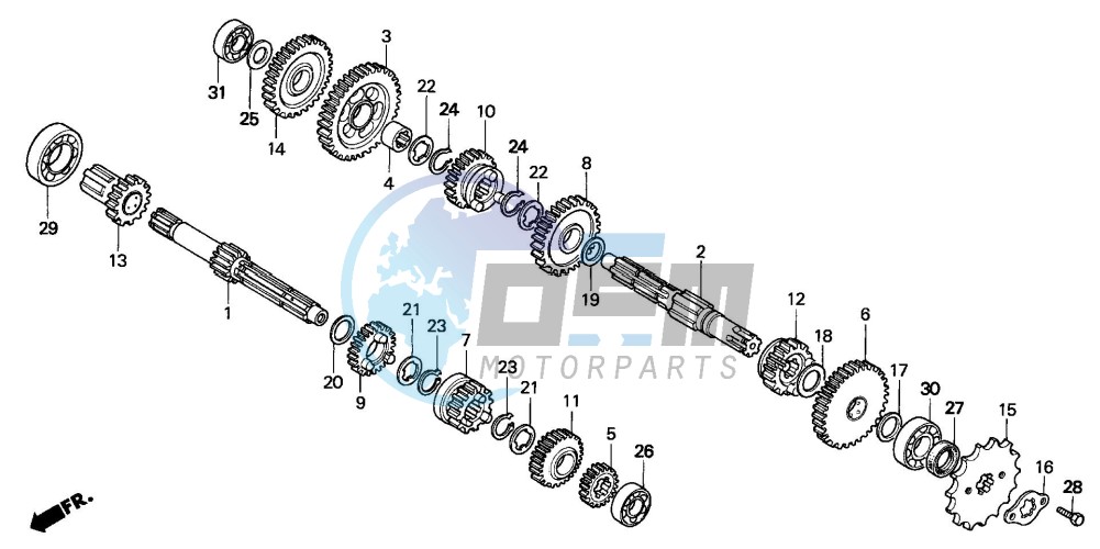 TRANSMISSION (CRF100F)