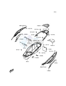 J300 SC300AFF XX (EU ME A(FRICA) drawing Seat Cover