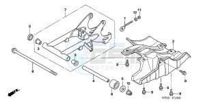 TRX90XB drawing SWINGARM