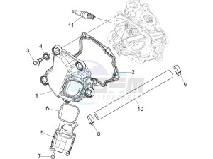 Nexus 250 e3 (UK) UK drawing Cylinder head cover