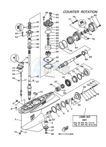 LZ300TXR drawing LOWER-CASING-x-DRIVE-3