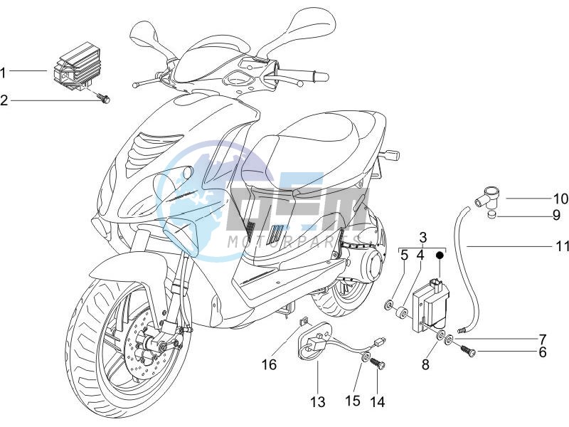 Voltage Regulators - Electronic Control Units (ecu) - H.T. Coil