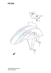 VZR1800 (E3-E28) INTRUDER drawing FRONT FENDER (VZR1800ZK7 ZK8 ZK9 ZL0)