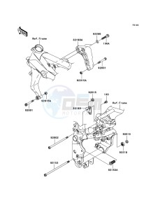 Z750 ZR750J6F FR GB XX (EU ME A(FRICA) drawing Engine Mount