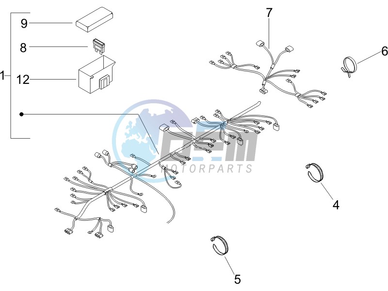 Main cable harness