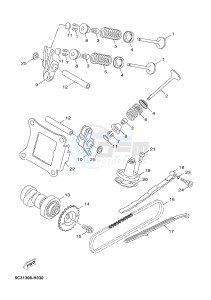 NS50 NS50F AEROX 4 (1GB5 1GB5 1GB5 1GB5) drawing VALVE