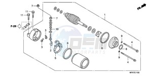 CB1000RA9 Europe Direct - (ED / ABS) drawing STARTING MOTOR