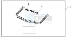 GL1800 drawing TRUNK GUARD PIPE