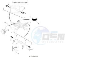 YFM700FWAD GRIZZLY 700 EPS (BLT8) drawing WVTA Lighting