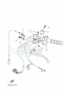 YFM450FWBD YFM45KPHK (BB5L) drawing HANDLE SWITCH & LEVER