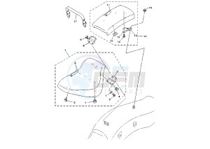 XVS DRAG STAR 650 drawing SEAT